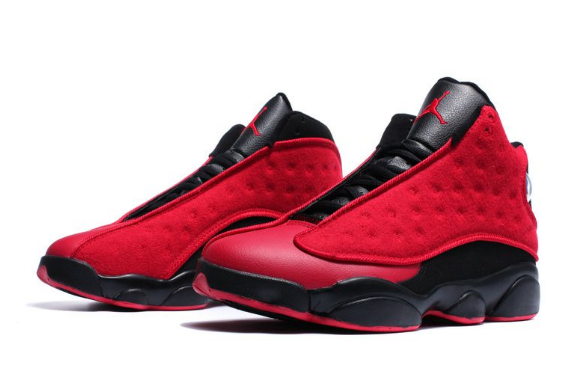 air jordan 13 retro singles day red black